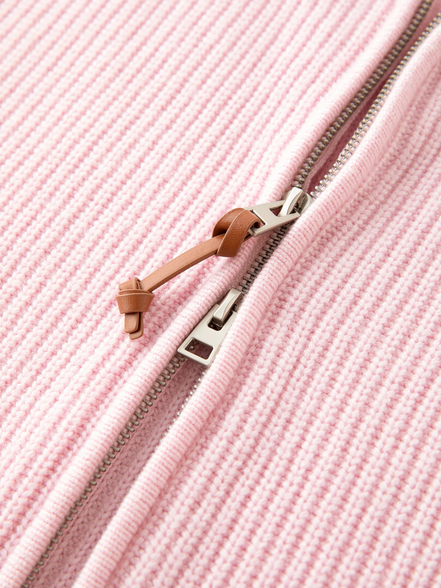 Wool Blend Knitted Cardigan Casual Sweater